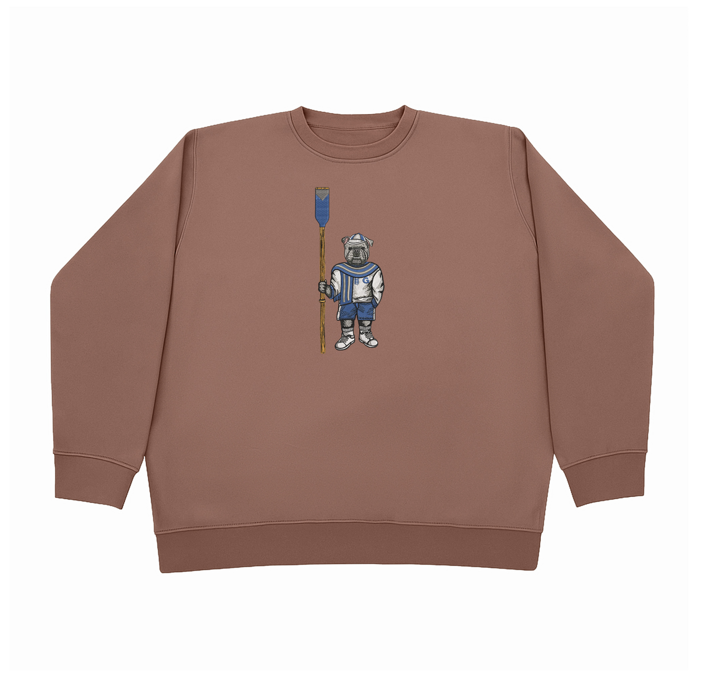 Georgetown Crew Embroidered Crewneck