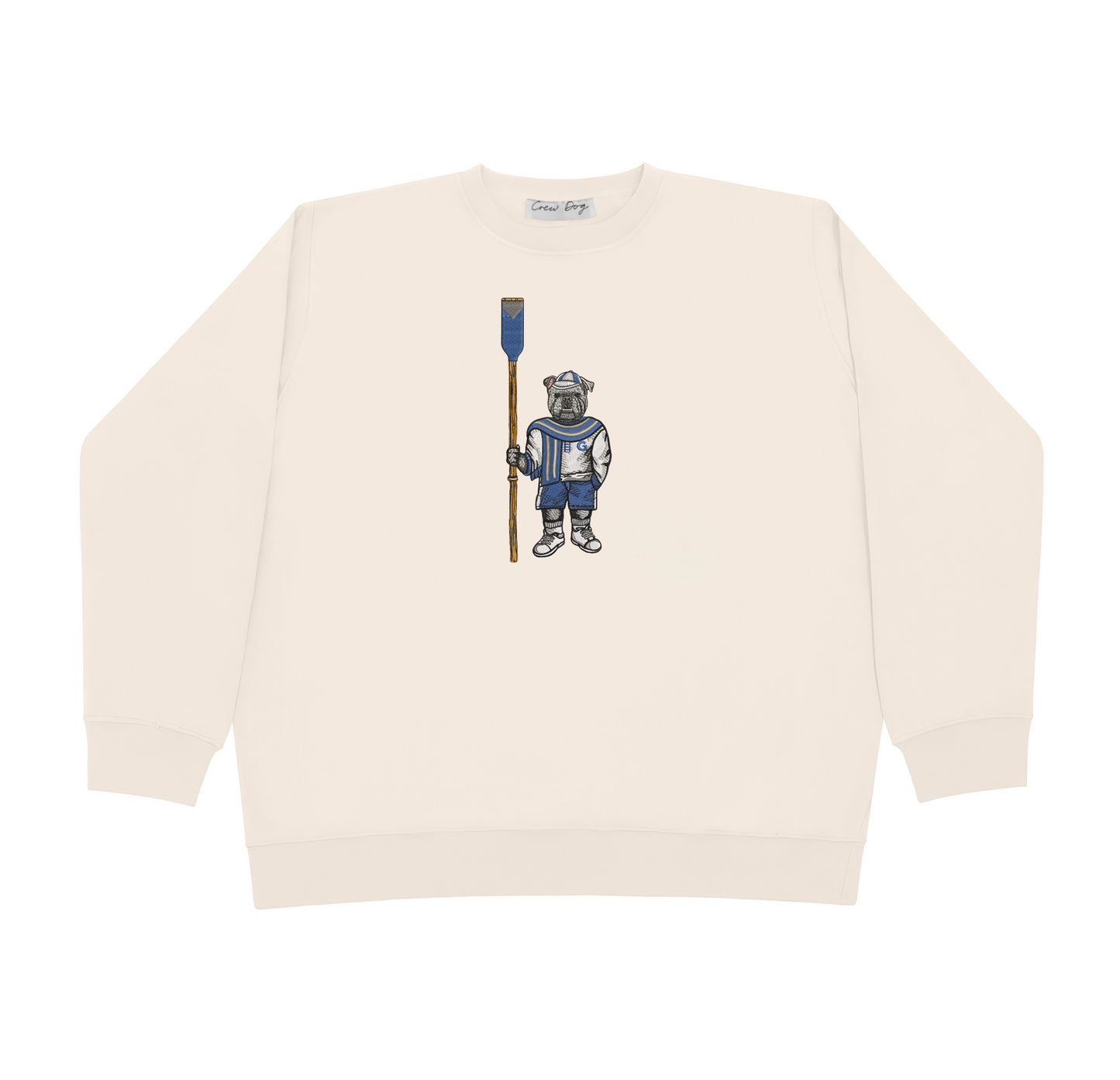 Georgetown Crew Embroidered Crewneck
