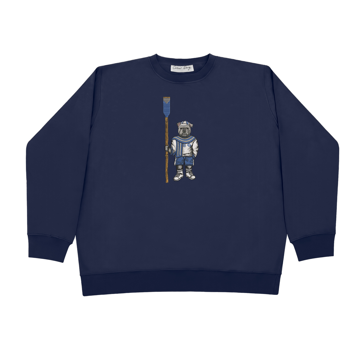 Georgetown Crew Embroidered Crewneck