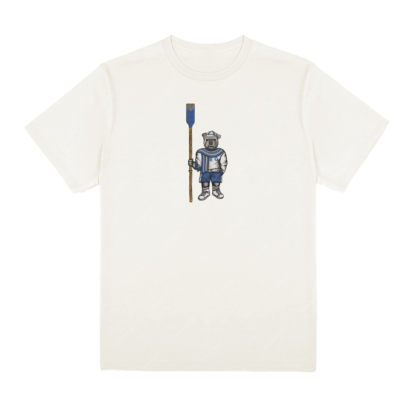 Georgetown Crew Embroidered Tee