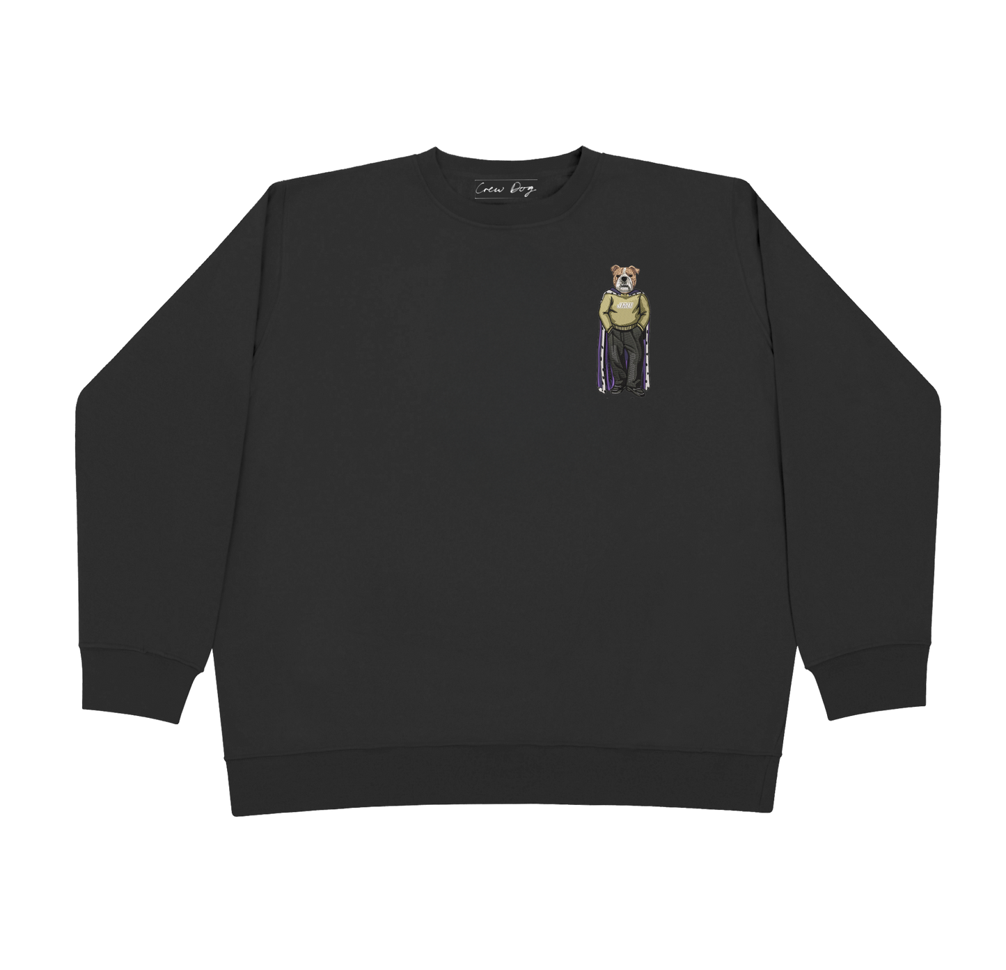 JMU Live Dog Embroidered Crewneck