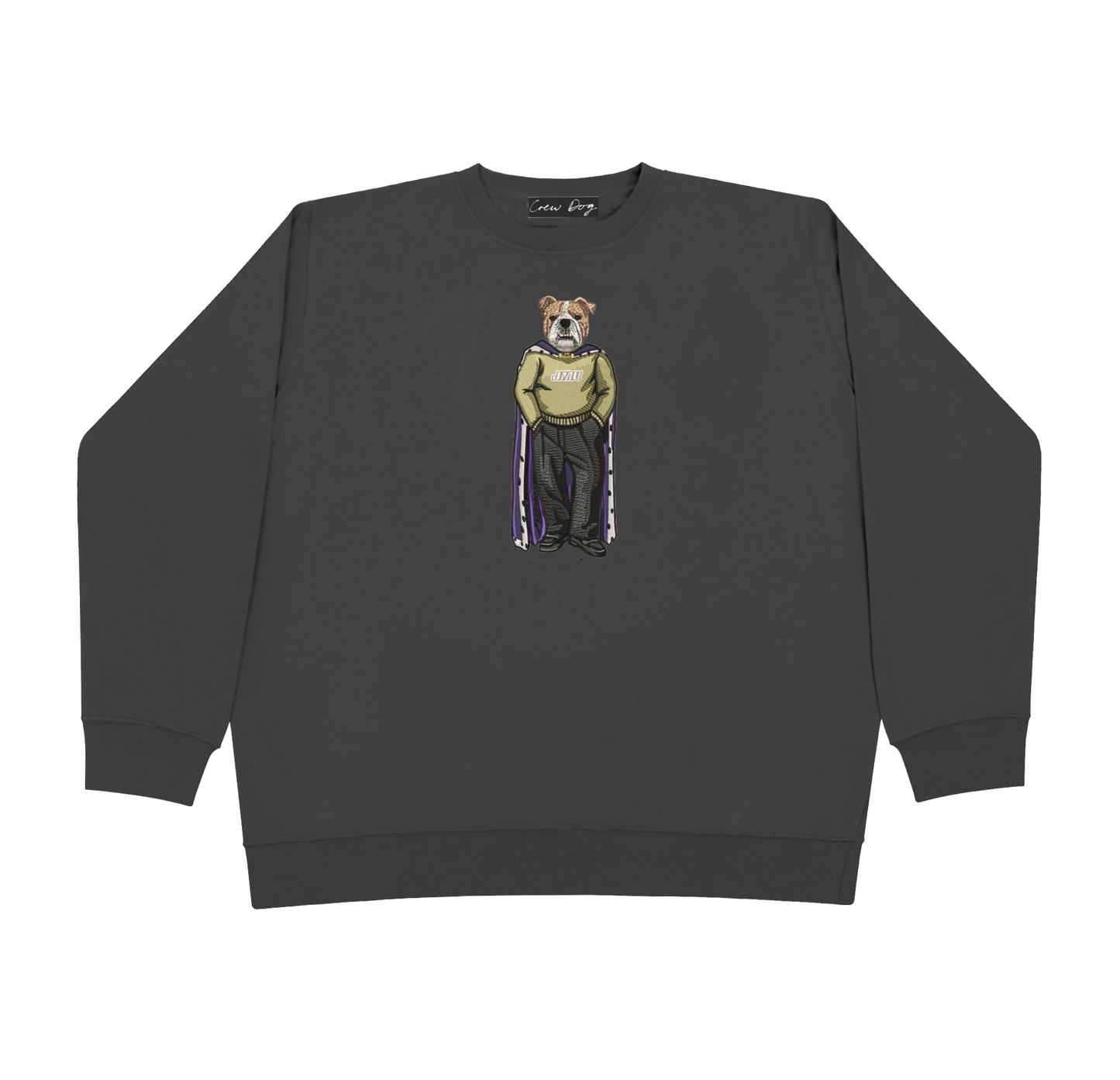 JMU Live Dog Embroidered Crewneck