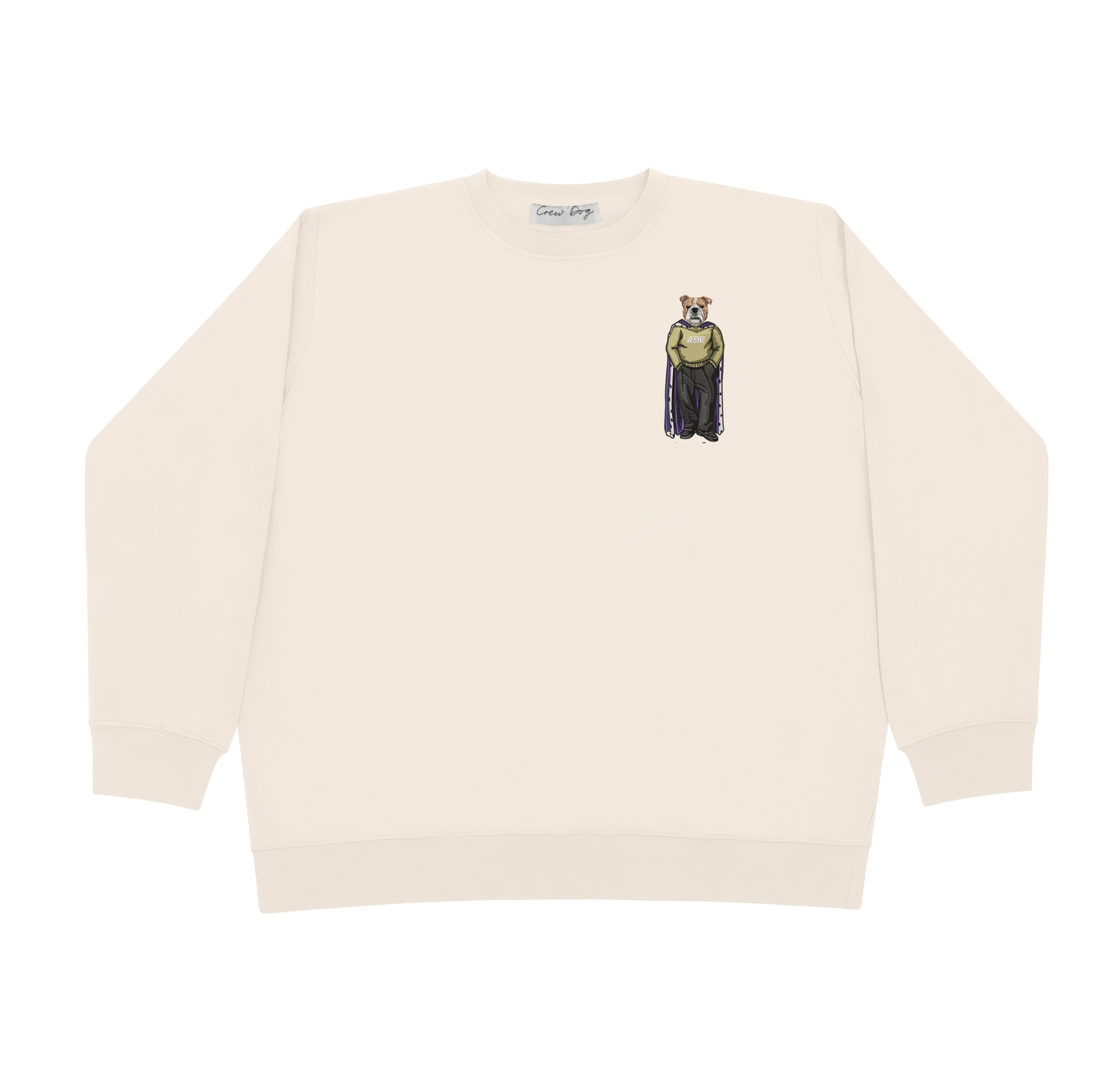 JMU Live Dog Embroidered Crewneck
