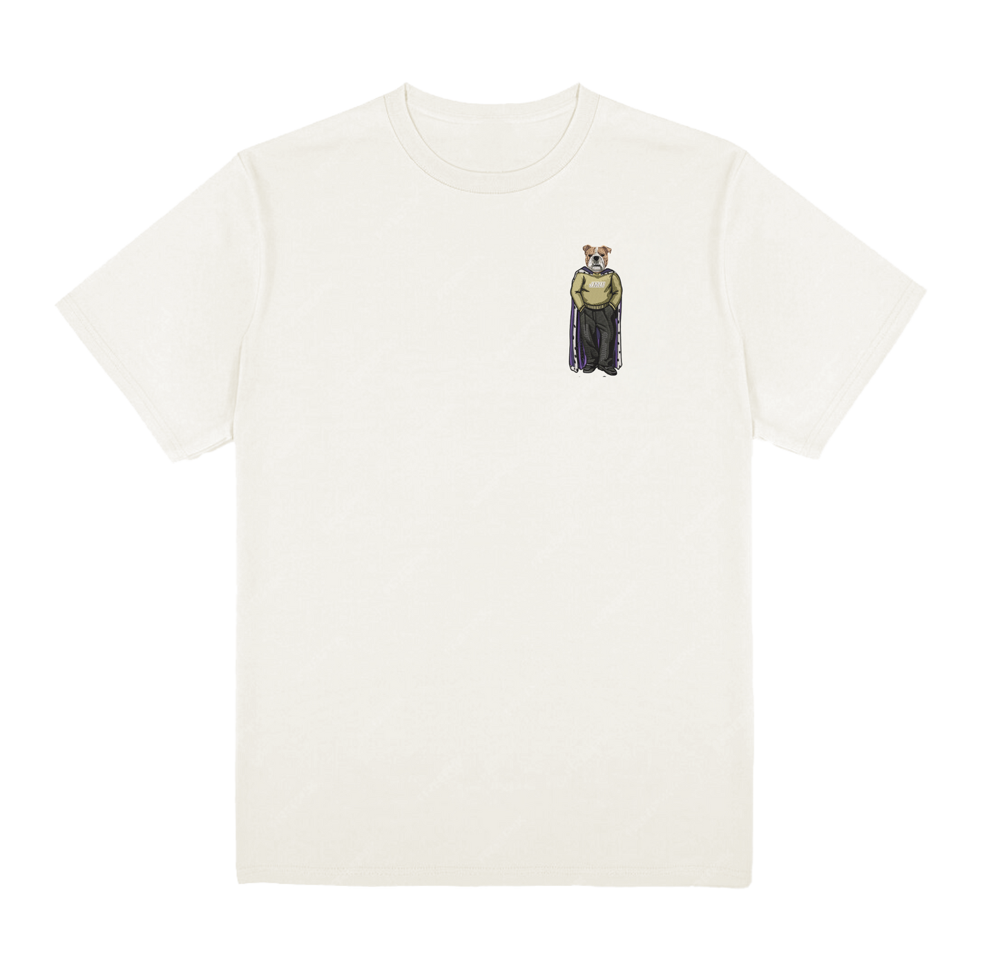 JMU Live Dog Embroidered Tee