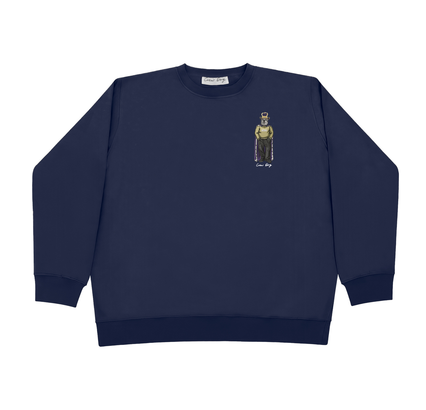 JMU Duke Dog Embroidered Crewneck