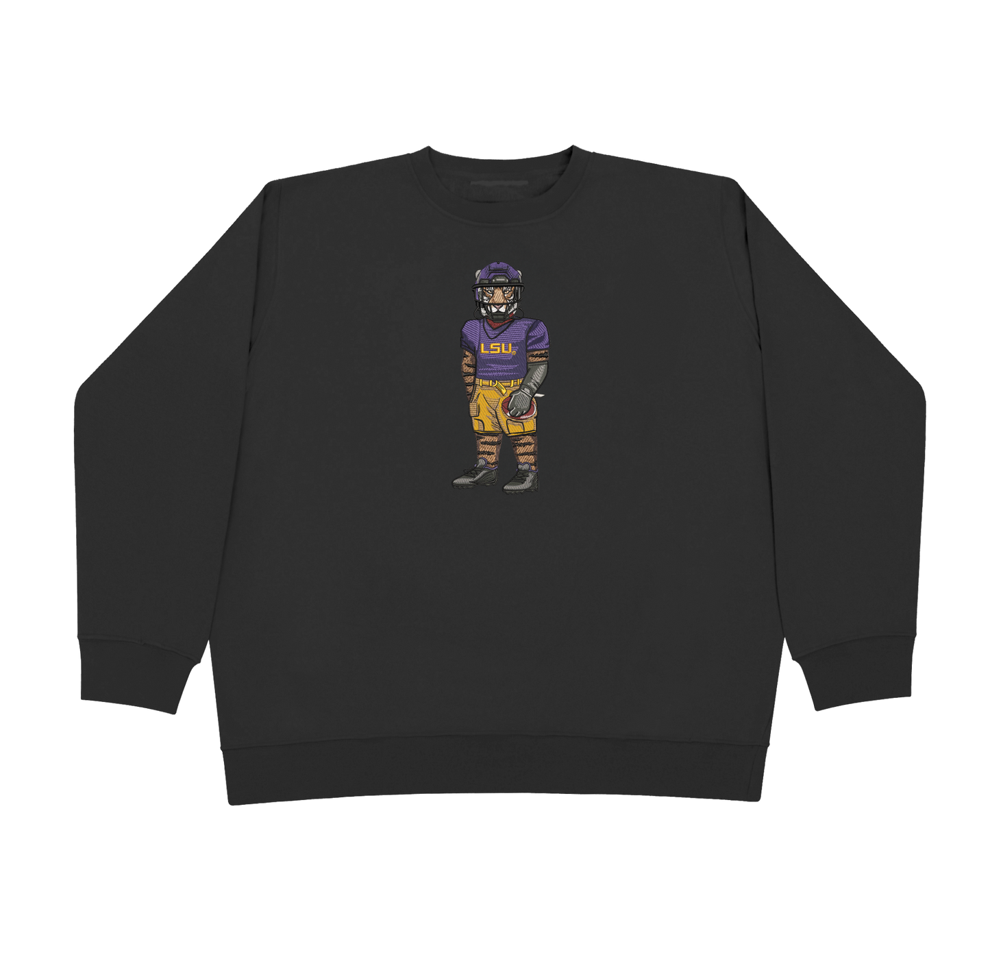 LSU Football Embroidered Crewneck