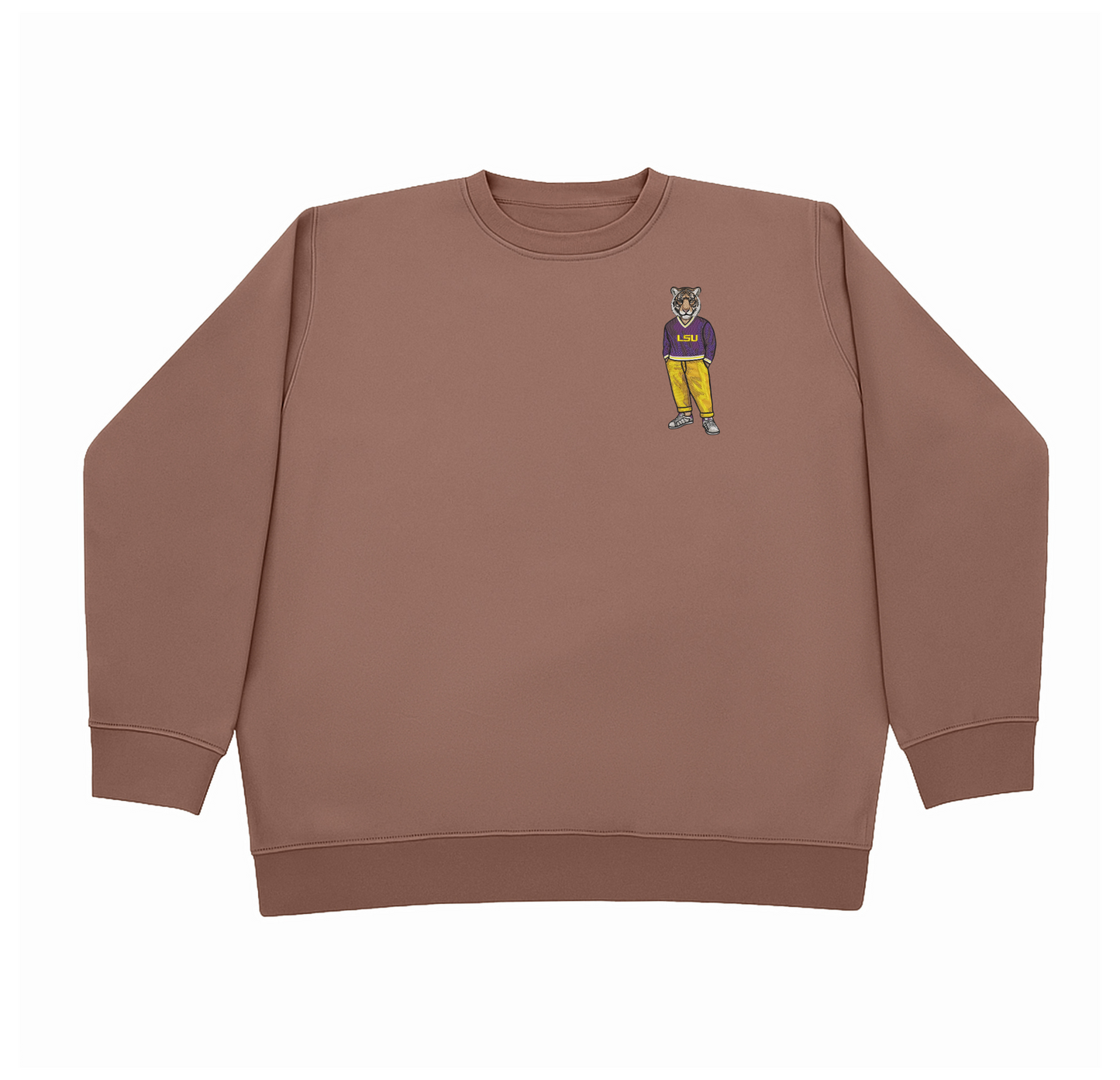 LSU Original Embroidered Crewneck
