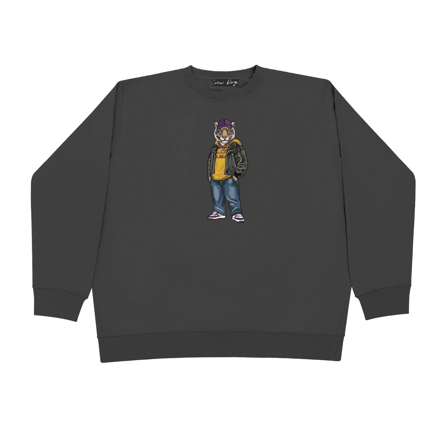 LSU Rally House Embroidered Crewneck