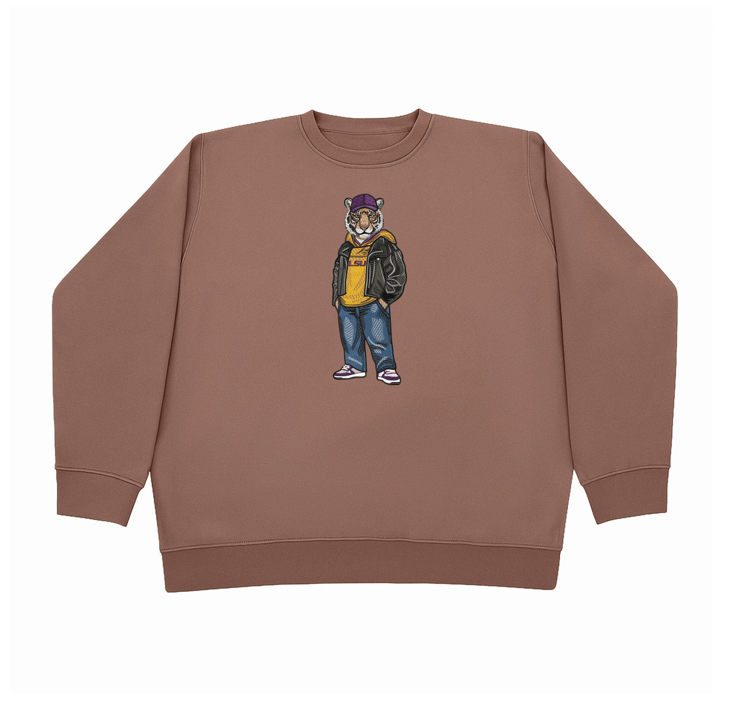 LSU Rally House Embroidered Crewneck