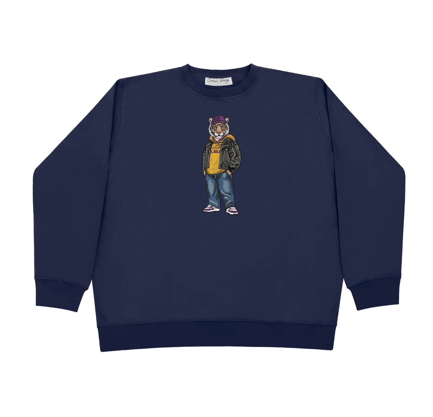 LSU Rally House Embroidered Crewneck