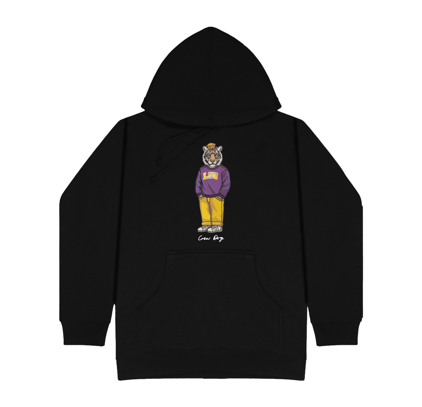 LSU Vault Hat Embroidered Hoodie
