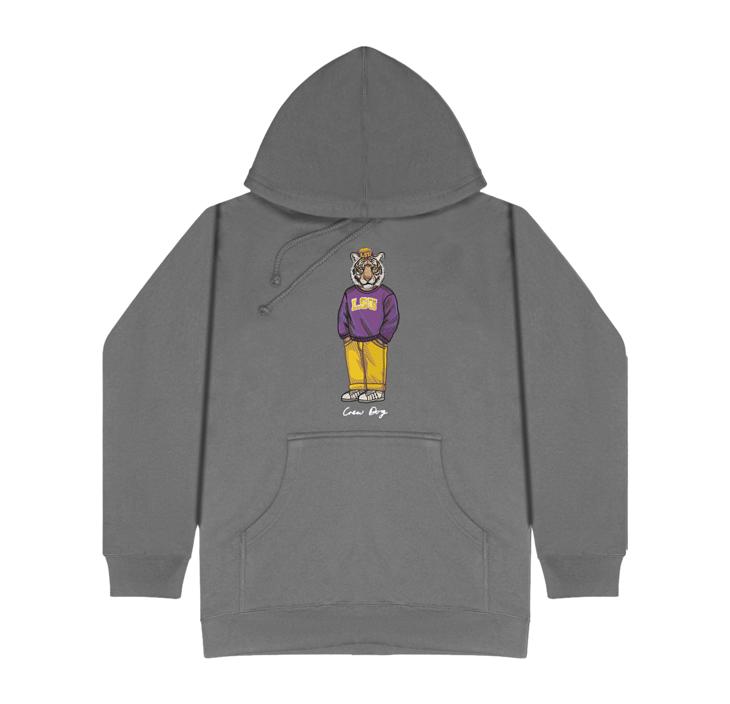 LSU Vault Hat Embroidered Hoodie
