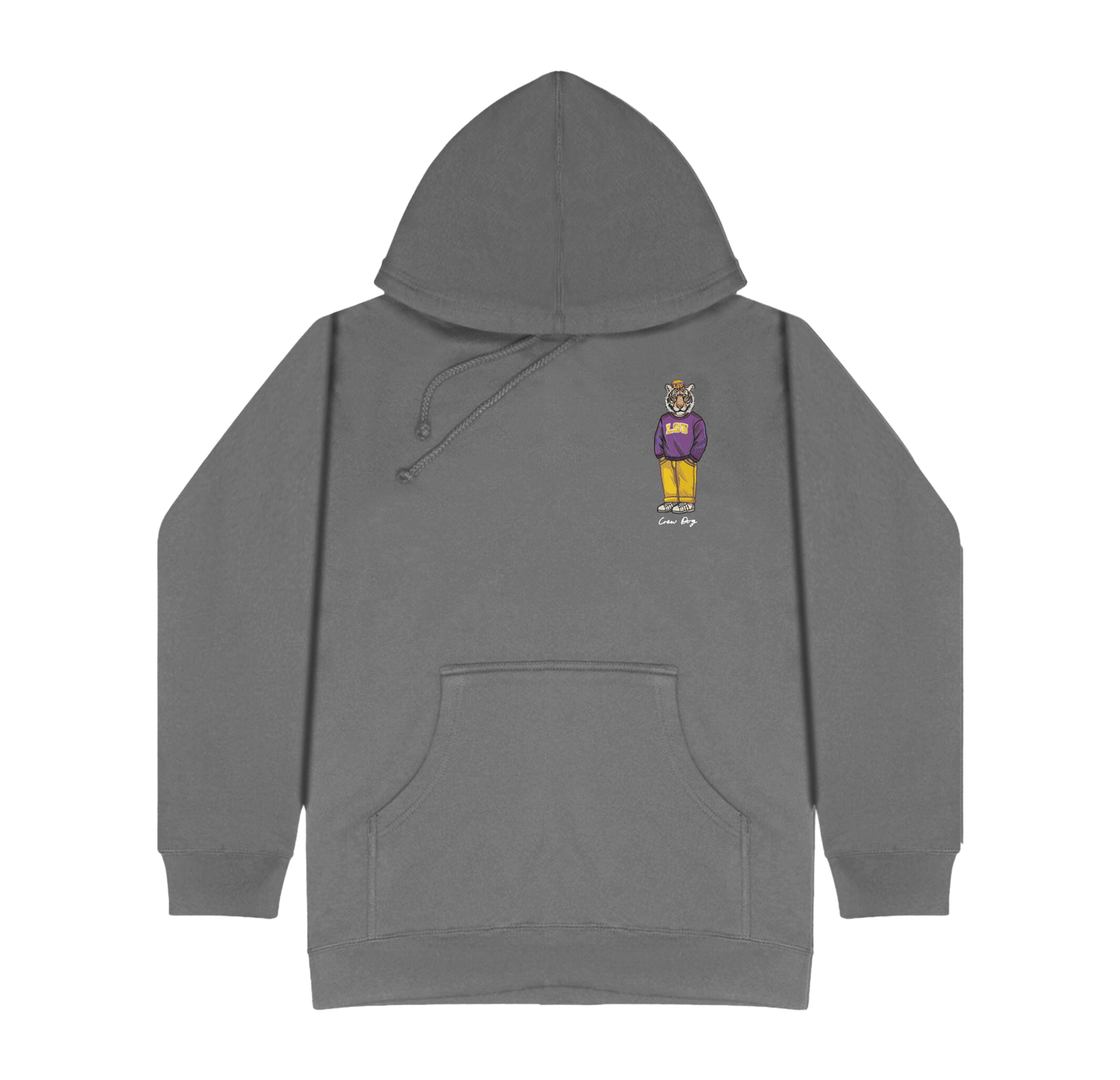 LSU Vault Hat Embroidered Hoodie