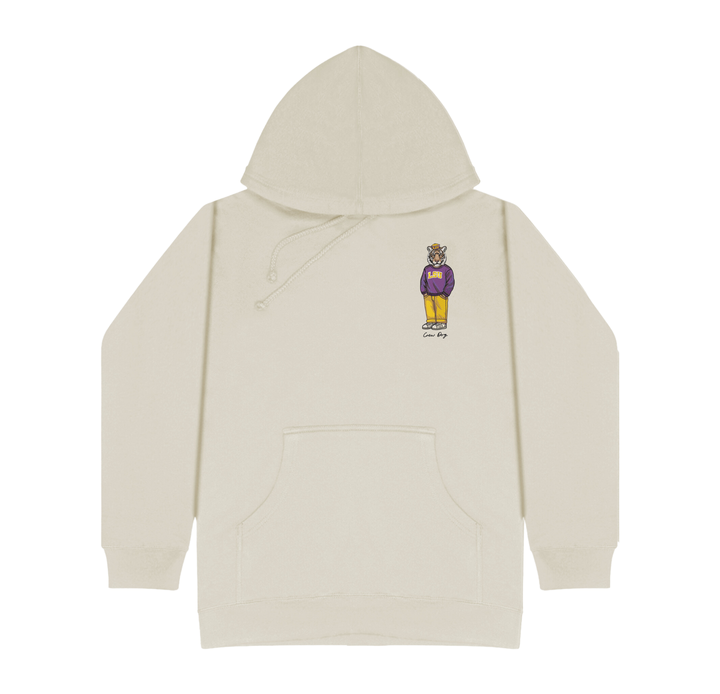 LSU Vault Hat Embroidered Hoodie