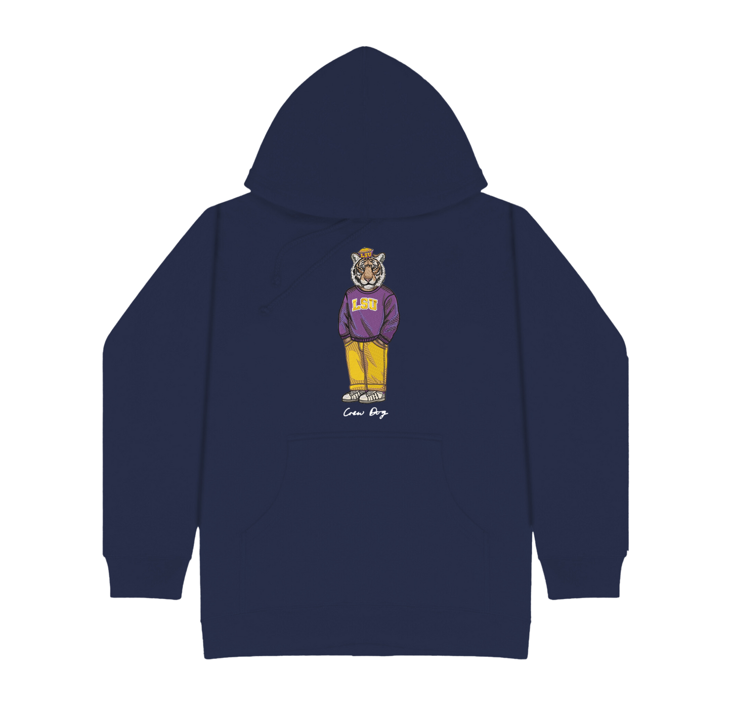 LSU Vault Hat Embroidered Hoodie