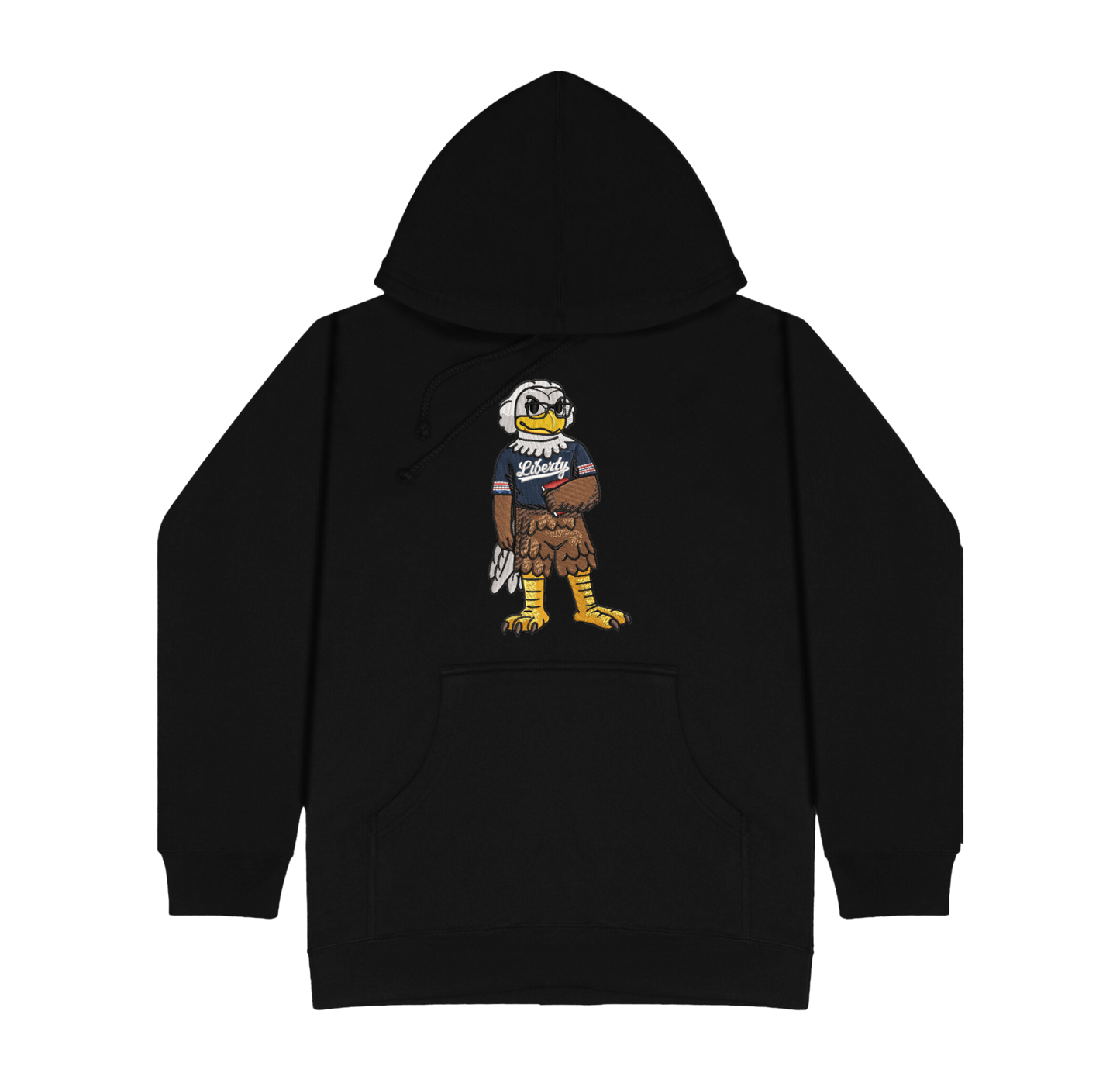 Liberty University Glasses Embroidered Hoodie