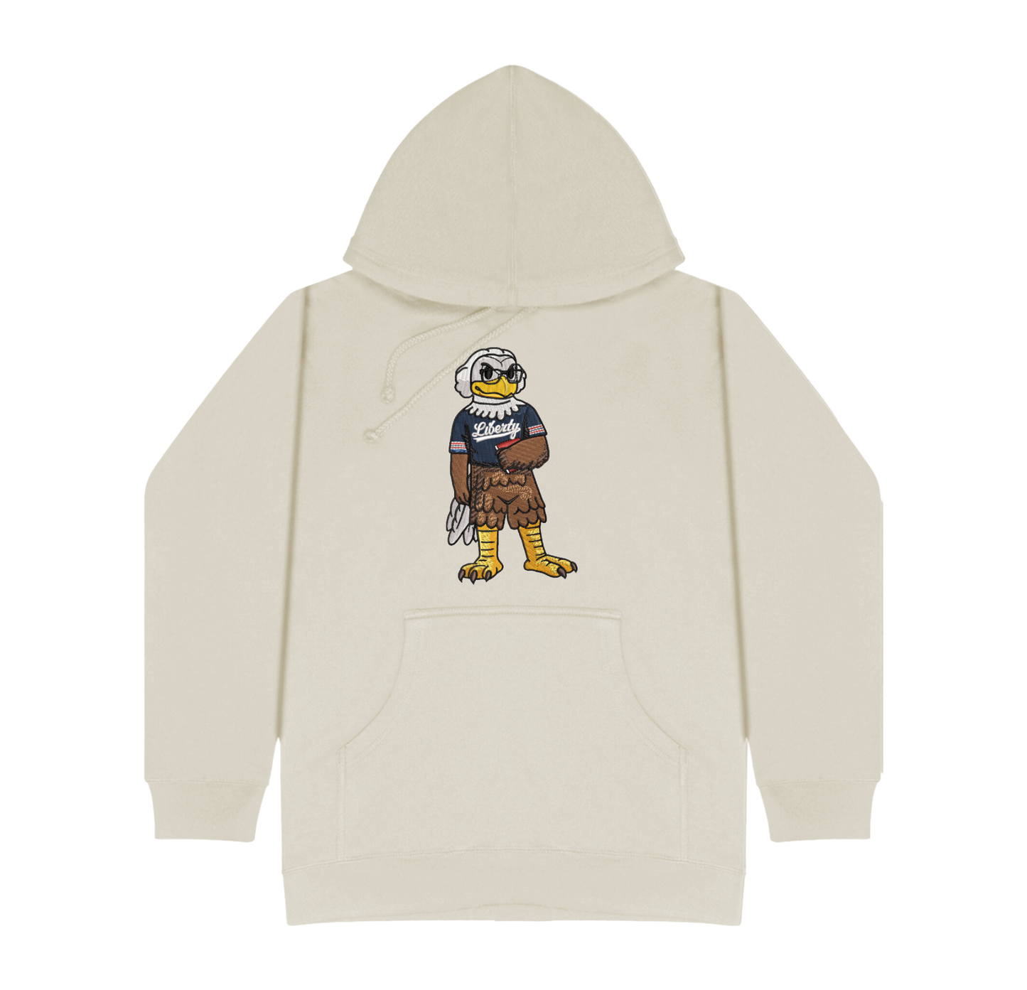 Liberty University Glasses Embroidered Hoodie