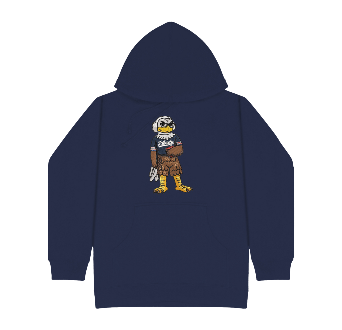 Liberty University Glasses Embroidered Hoodie