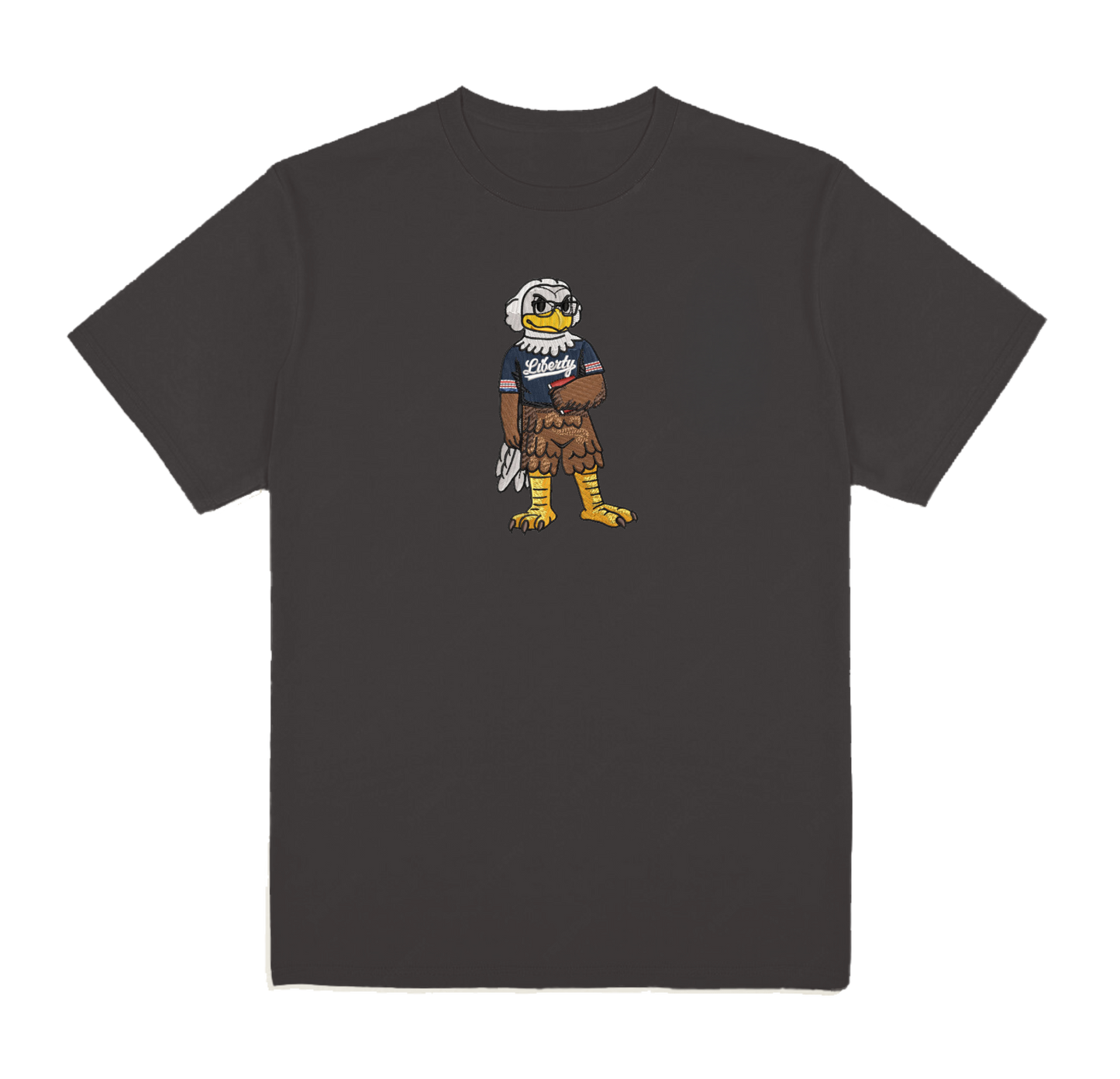 Liberty University Glasses Embroidered Tee