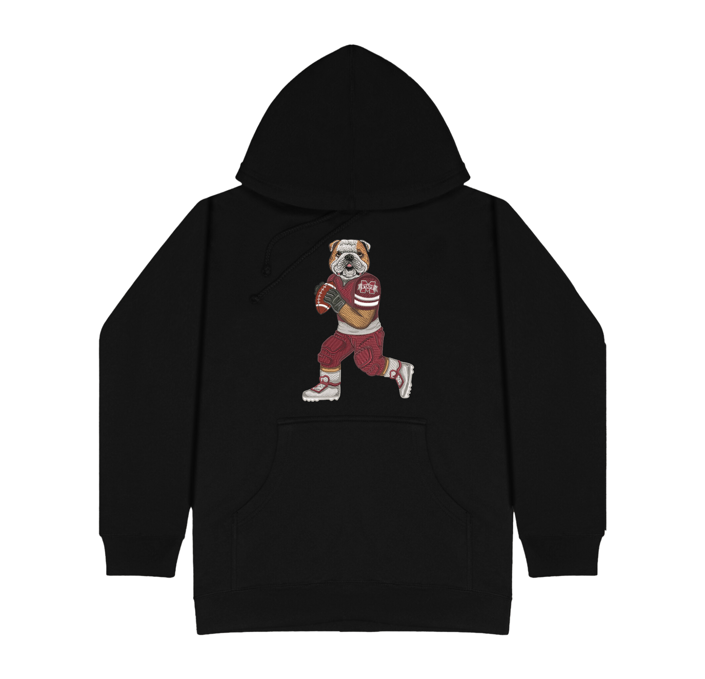 Mississippi State University Football Embroidered Hoodie