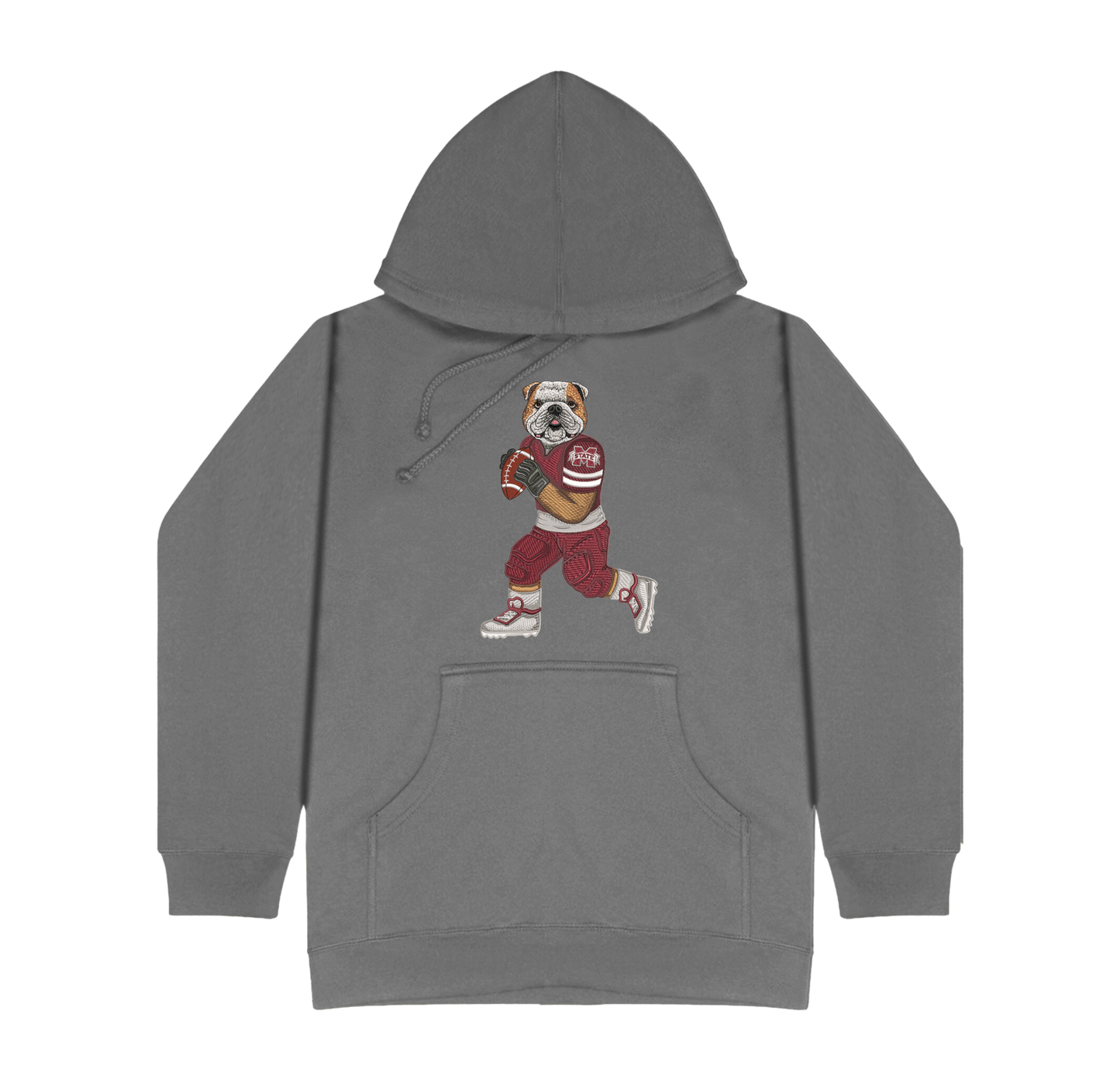 Mississippi State University Football Embroidered Hoodie