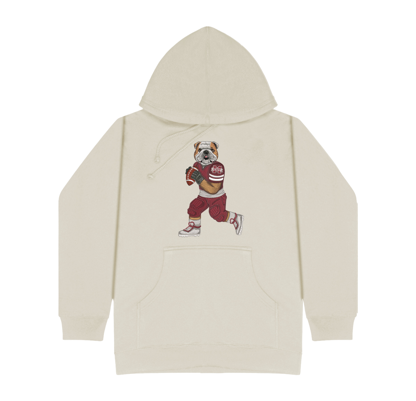 Mississippi State University Football Embroidered Hoodie