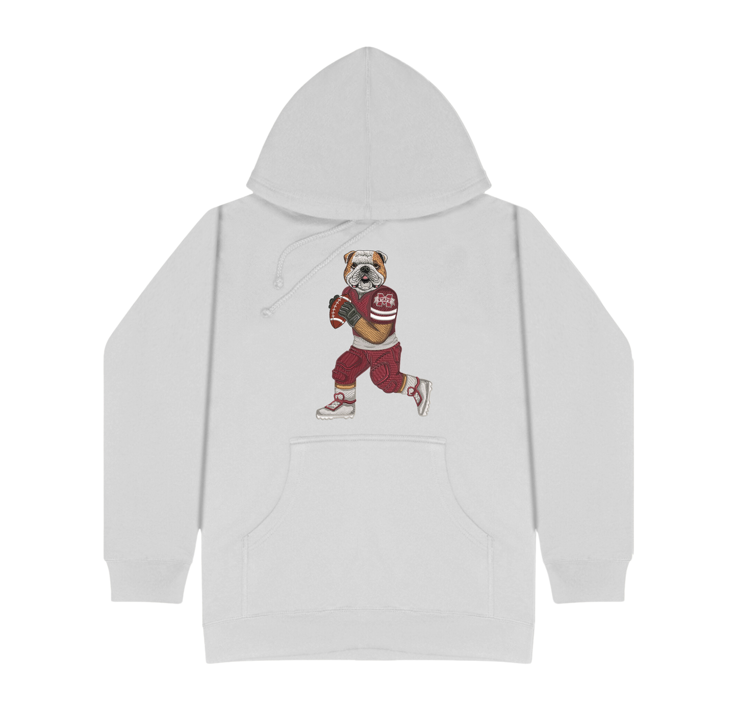 Mississippi State University Football Embroidered Hoodie