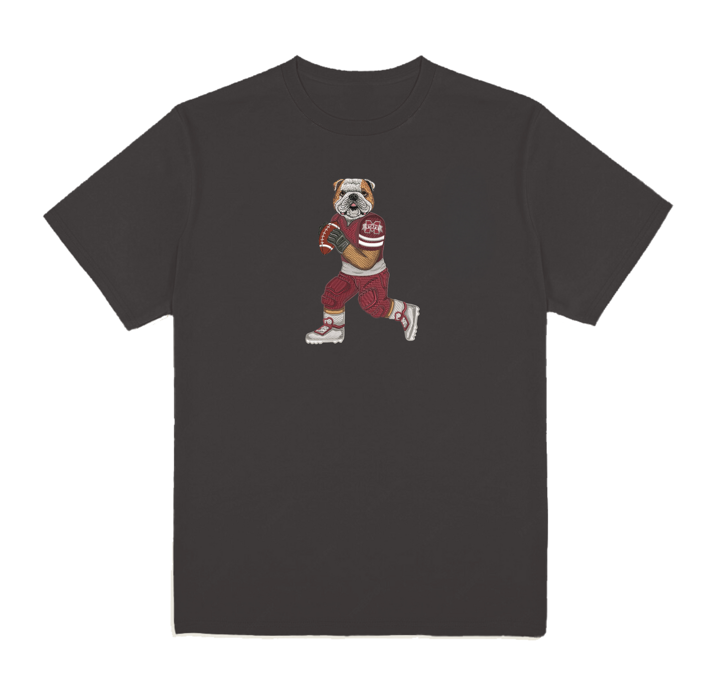Mississippi State University Football Embroidered Tee