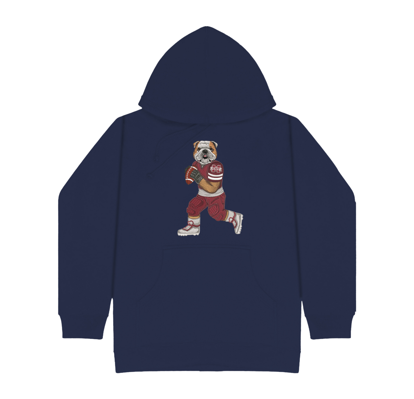 Mississippi State University Football Embroidered Hoodie