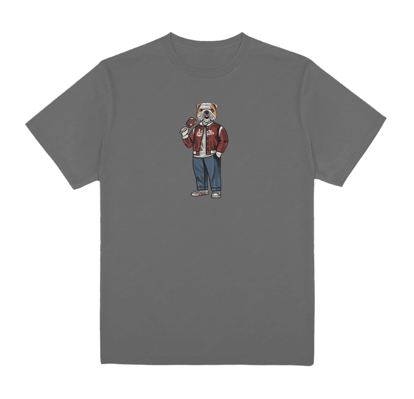 Mississippi State Varsity Embroidered Tee