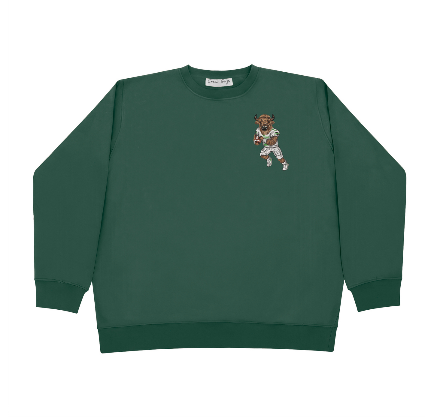 Marshall Football Embroidered Crewneck