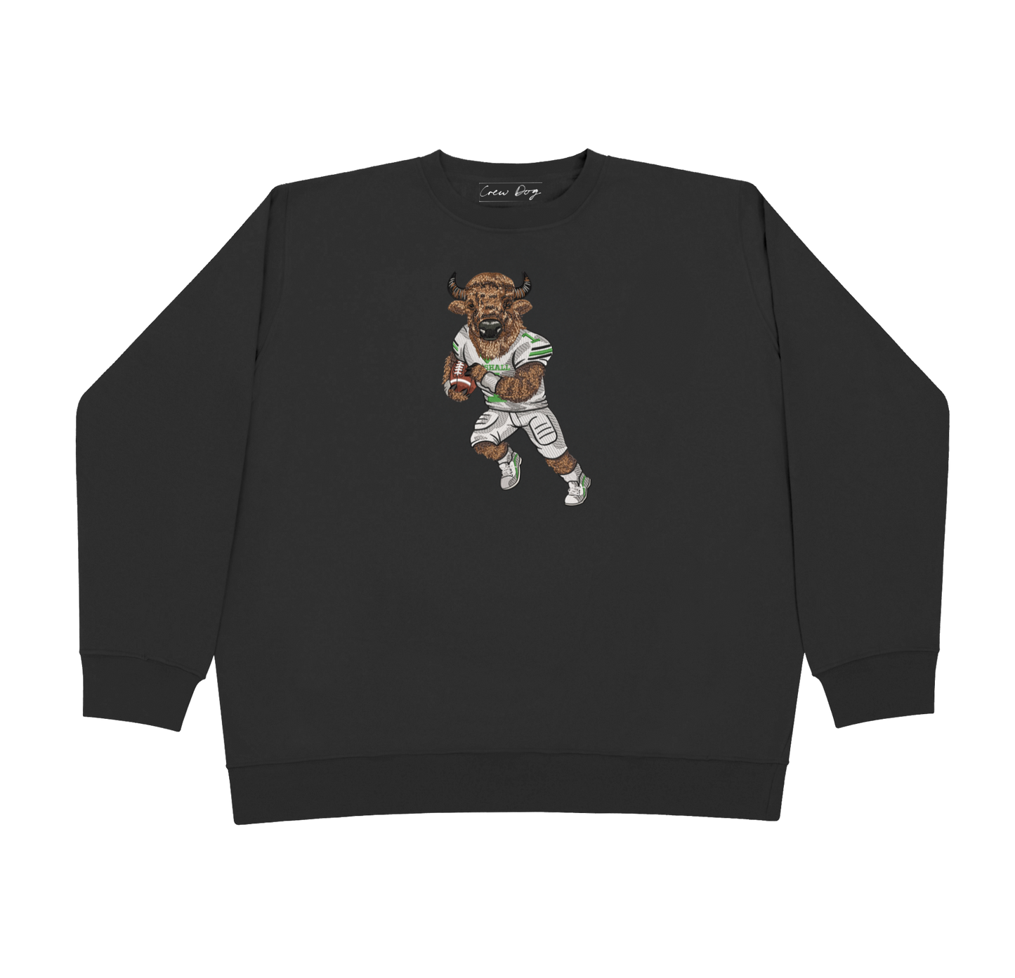 Marshall Football Embroidered Crewneck