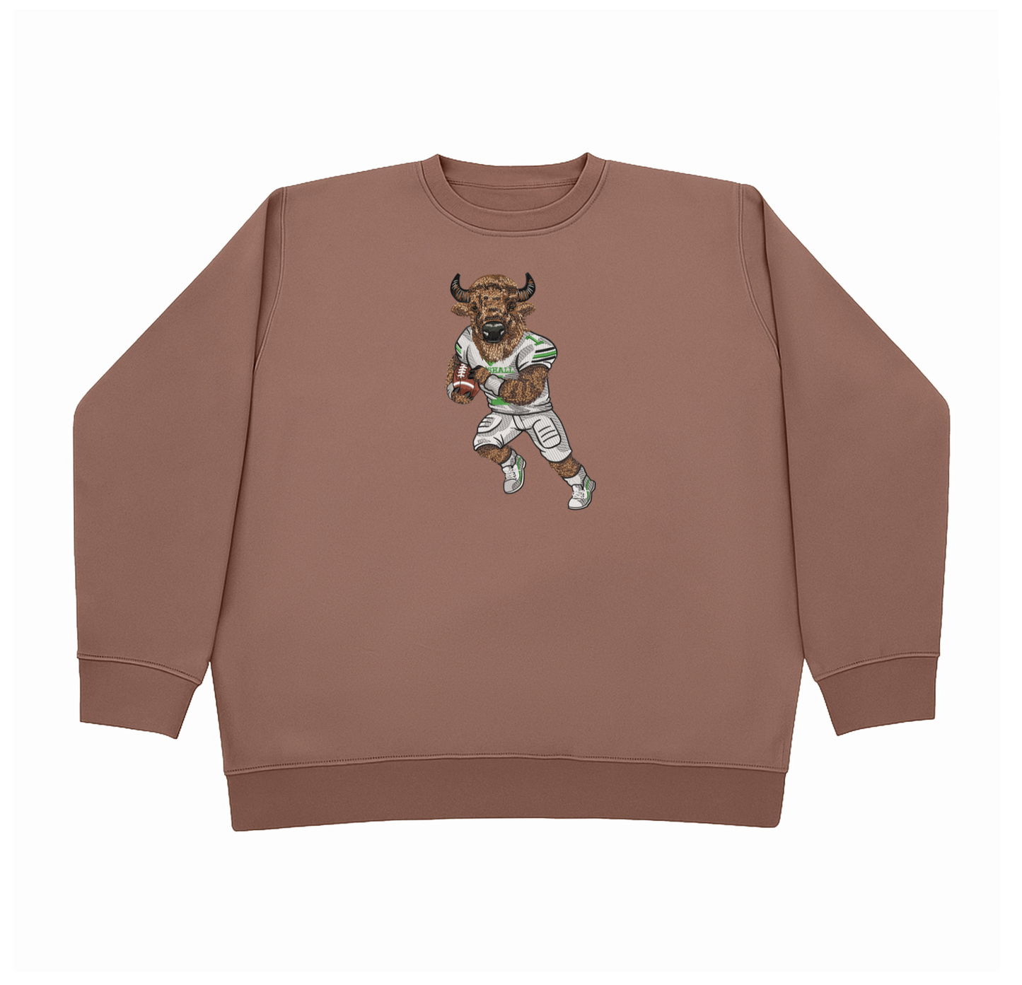 Marshall Football Embroidered Crewneck