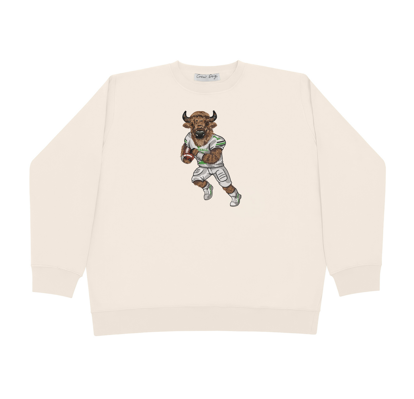 Marshall Football Embroidered Crewneck