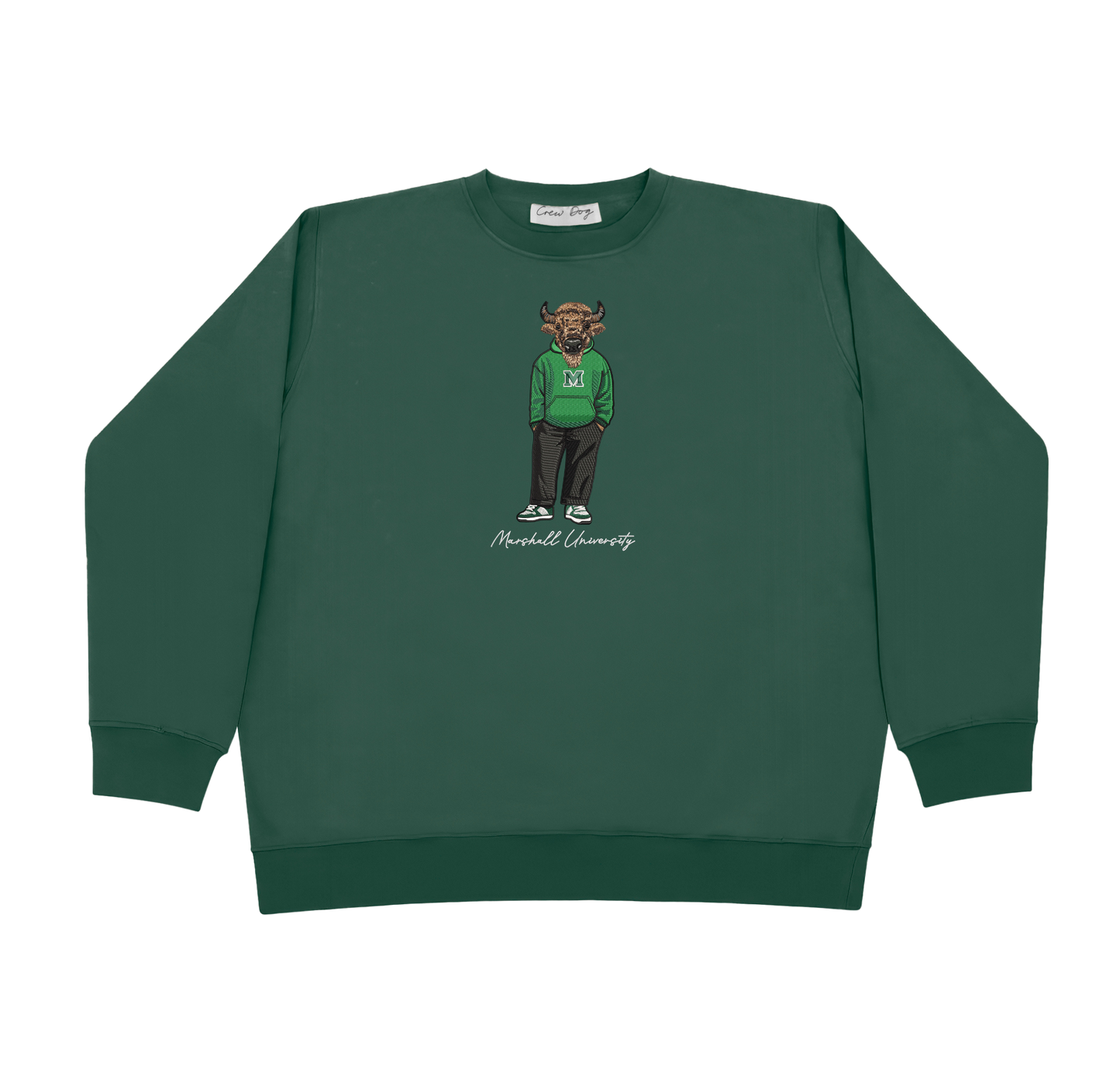 Marshall Hoodie Embroidered Crewneck