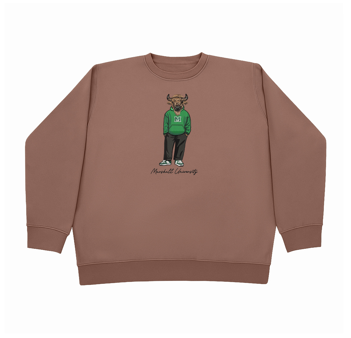 Marshall Hoodie Embroidered Crewneck