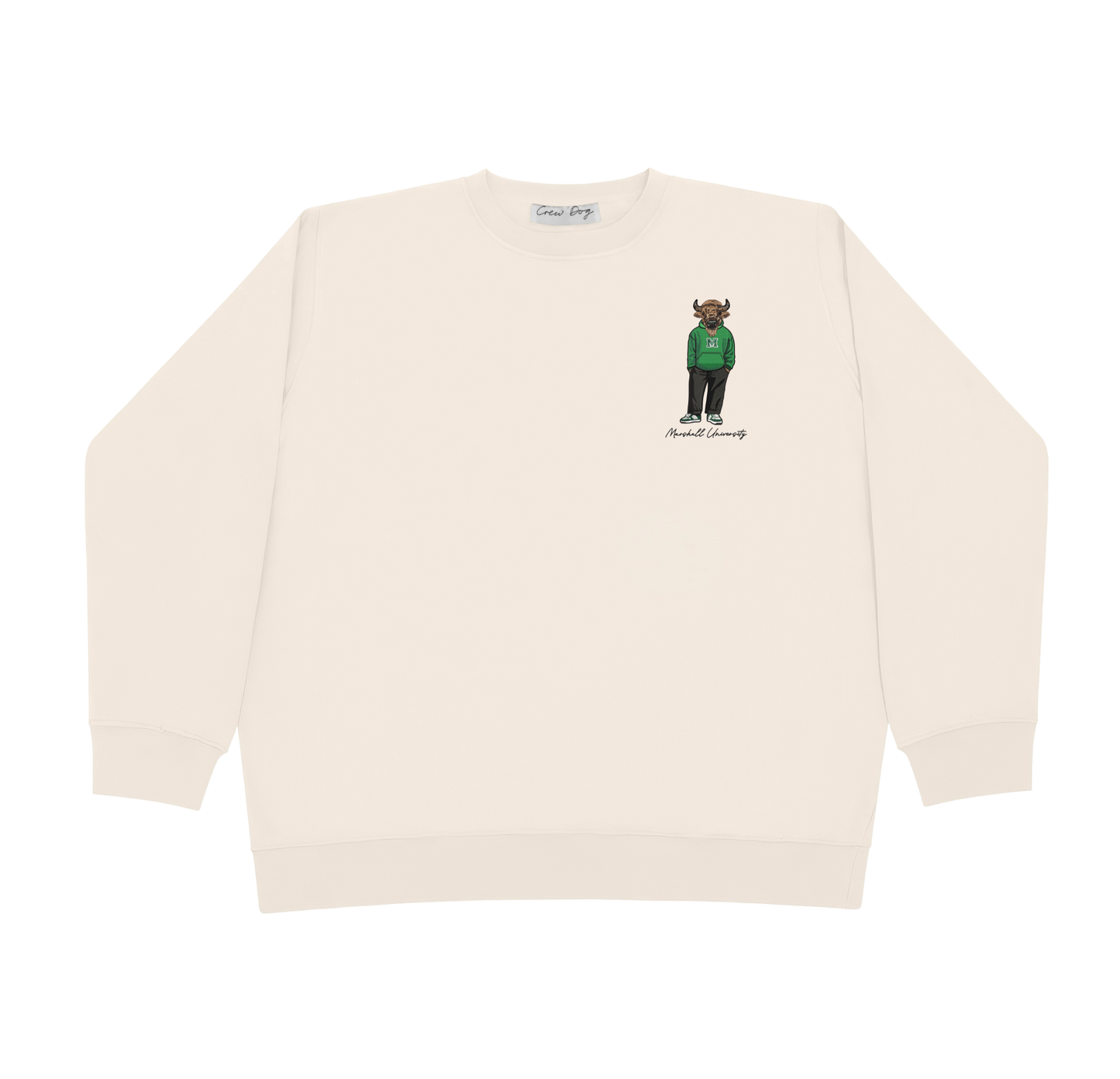 Marshall Hoodie Embroidered Crewneck