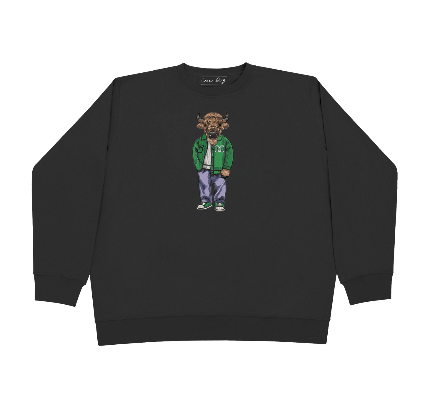 Marshall University Original Embroidered Crewneck