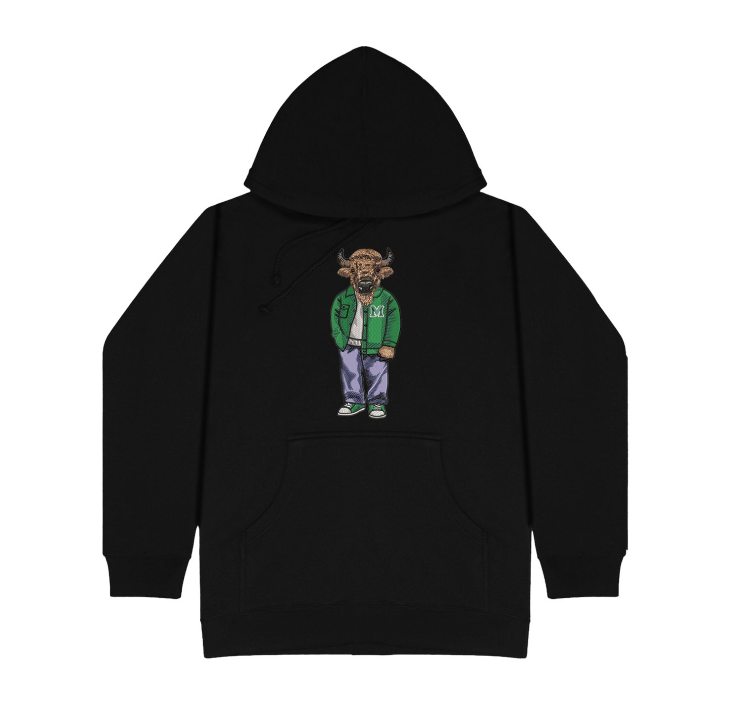 Marshall University Original Embroidered Hoodie