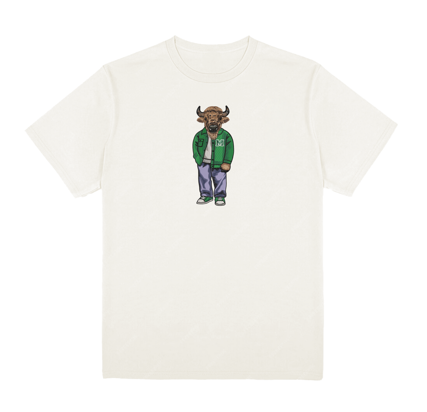 Marshall University Original Embroidered Tee