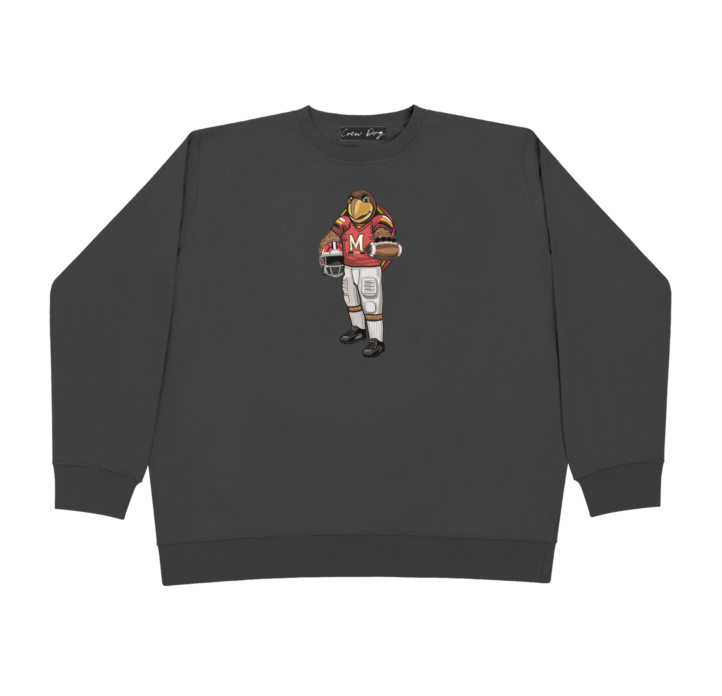 Maryland University Football Embroidered Crewneck