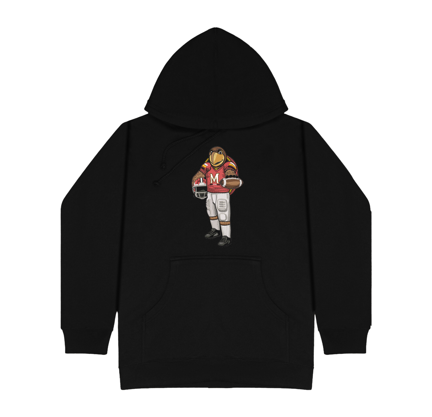Maryland University Football Embroidered Hoodie