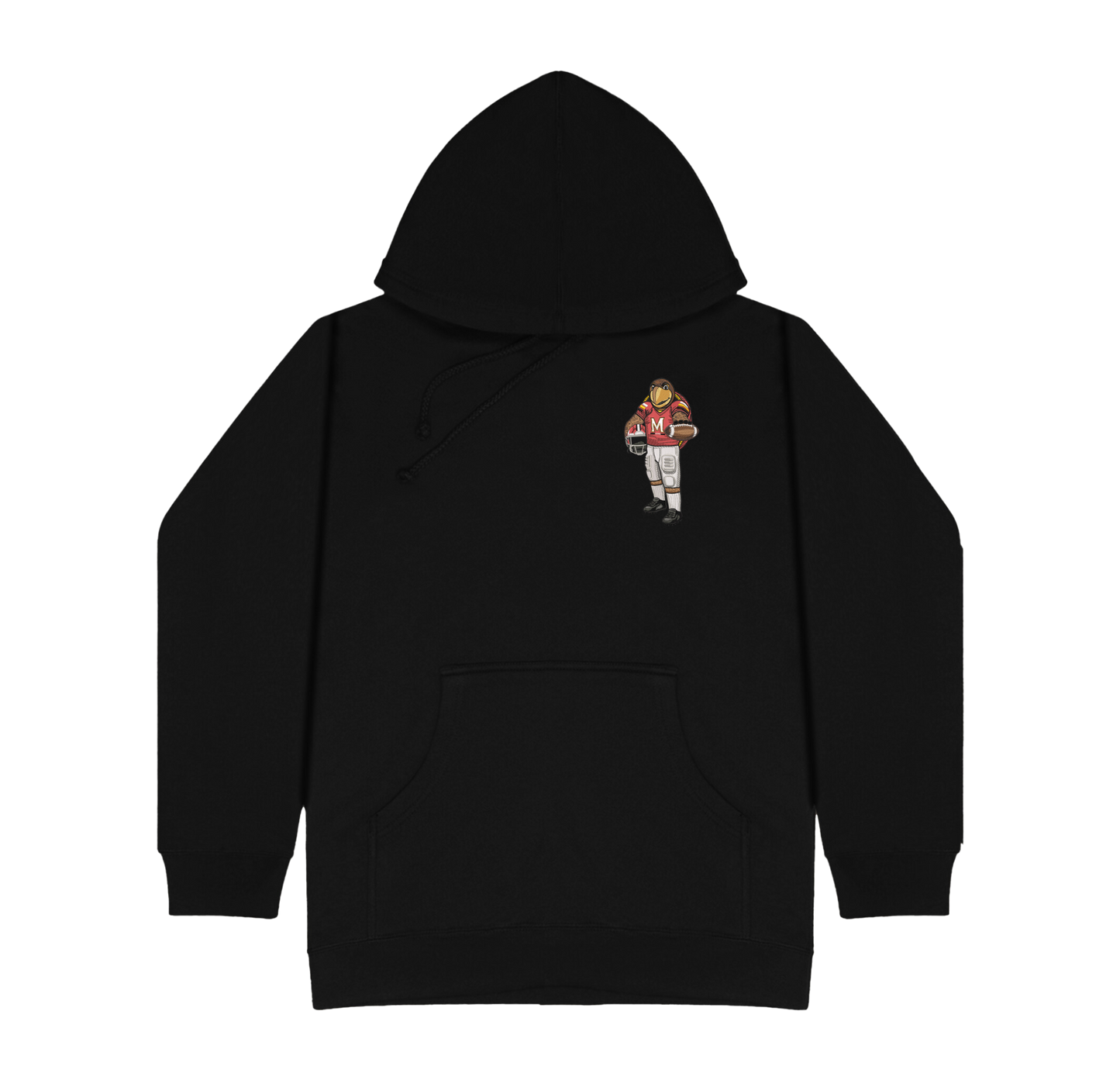 Maryland University Football Embroidered Hoodie