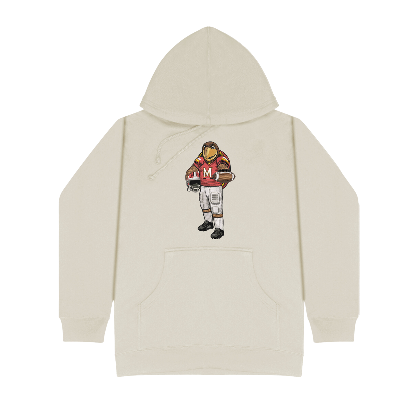 Maryland University Football Embroidered Hoodie