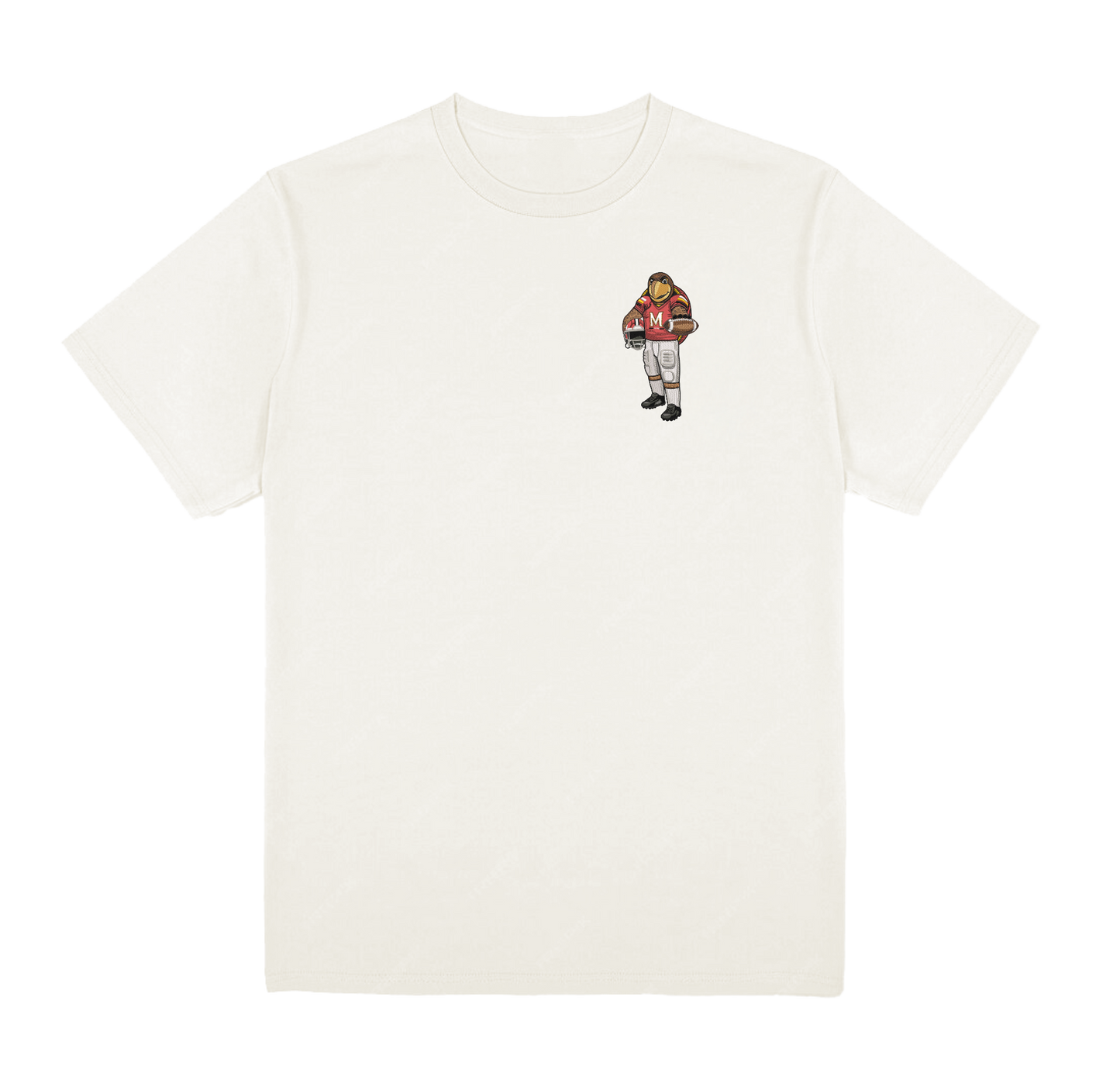Maryland University Football Embroidered Tee