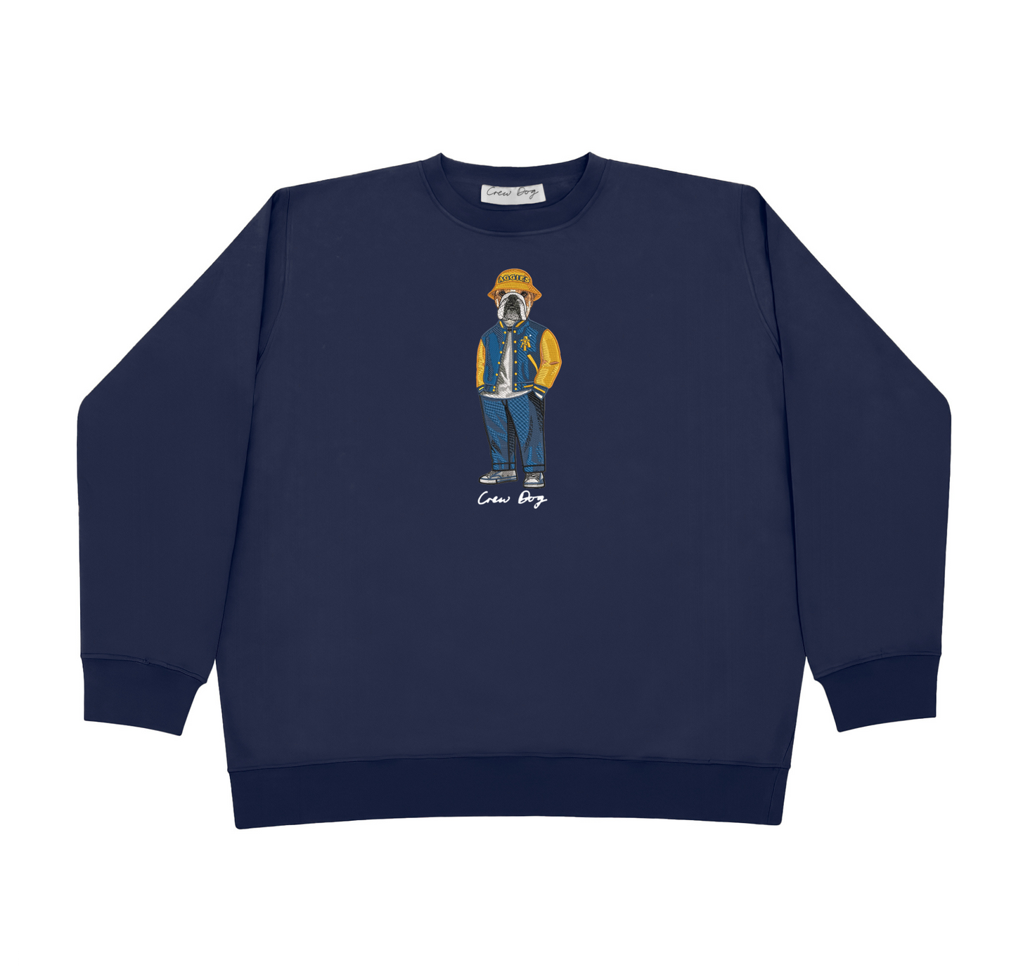 NC A&T Varsity Jacket Embroidered Crewneck
