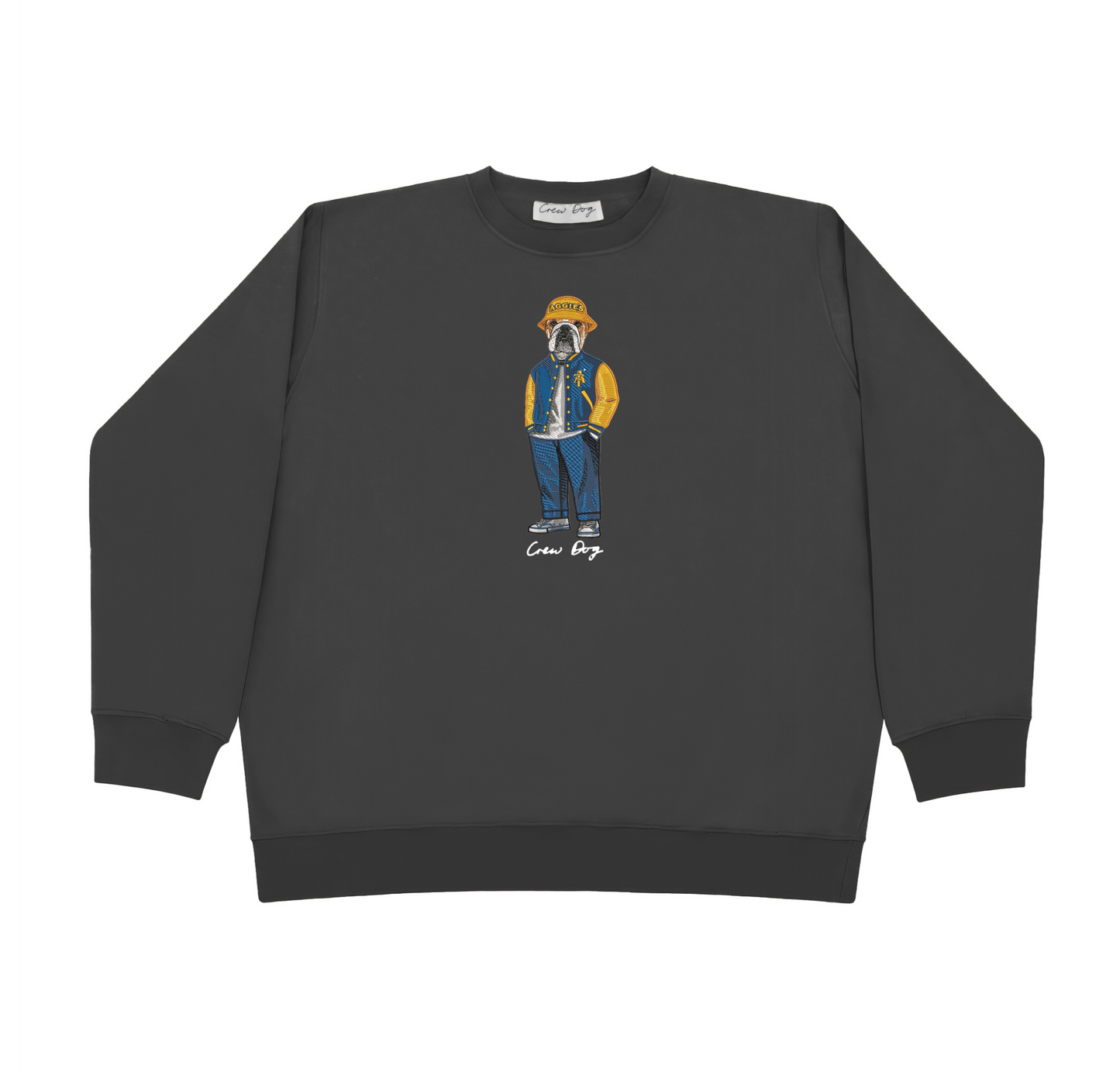 NC A&T Varsity Jacket Embroidered Crewneck