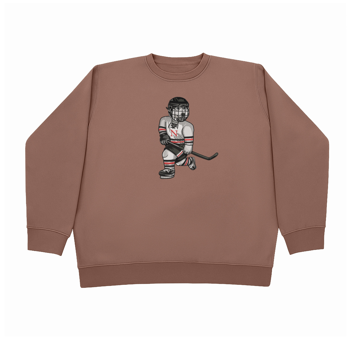 Northeastern Hockey Embroidered Crewneck