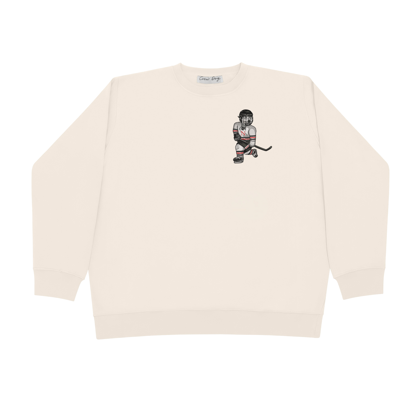 Northeastern Hockey Embroidered Crewneck
