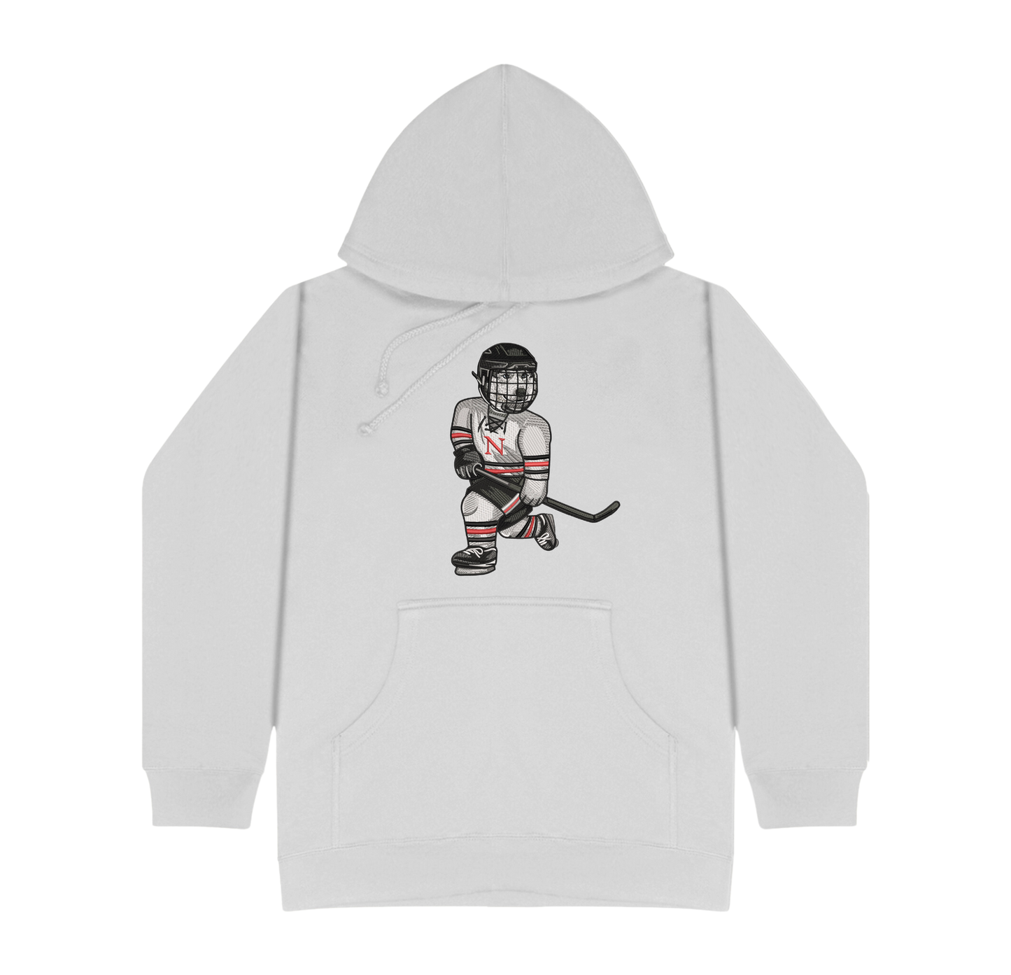Northeastern Hockey Embroidered Hoodie